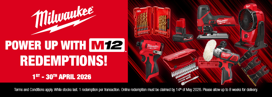 Milwaukee Power Up with M12 1 - 30 April 2026